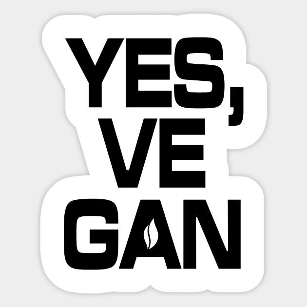 Yes, VE GAN Sticker by nektarinchen